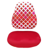 Чехол для мебели Comf-Pro для стула Match принты/красные ромбы