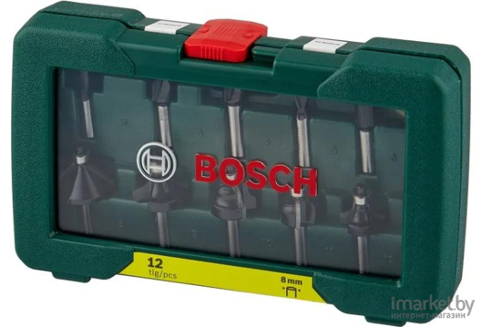 Оснастка Bosch Набор фрез Ф8 12шт [2607019466]