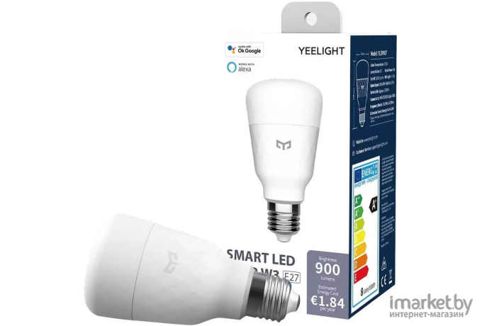 Светодиодная лампочка Yeelight Smart LED Bulb W3 White [YLDP007]