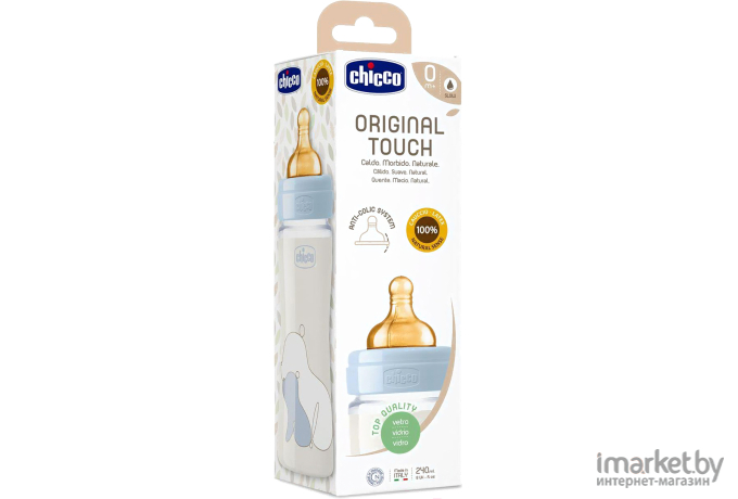 Бутылочка для кормления Chicco Original Touch Glass Uni [00027720300000]