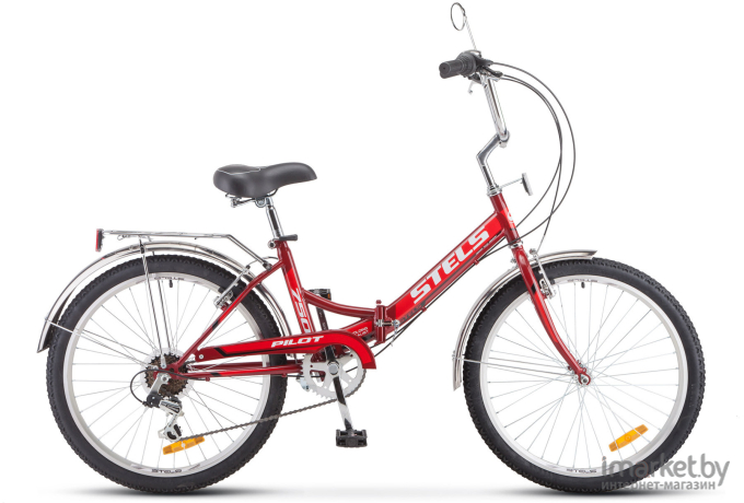 Велосипед Stels Pilot 750 24 Z010 красный [LU084723]