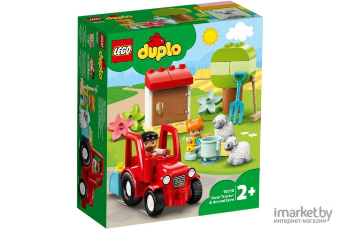 Конструктор LEGO DUPLO Town Фермерский трактор и животные [10950]