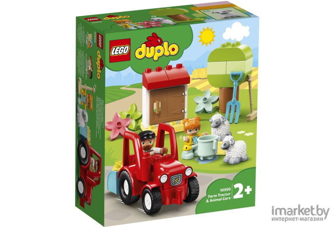 Конструктор LEGO DUPLO Town Фермерский трактор и животные [10950]