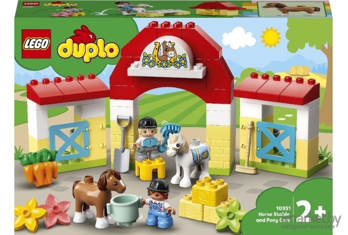 Конструктор LEGO DUPLO Town Конюшня для лошади и пони [10951]