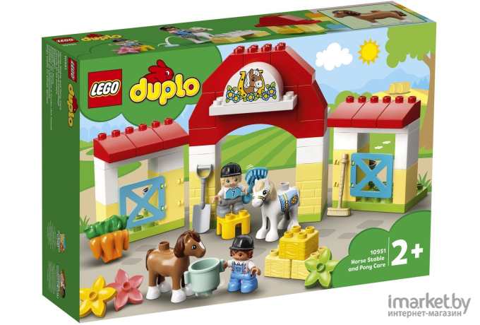 Конструктор LEGO DUPLO Town Конюшня для лошади и пони [10951]