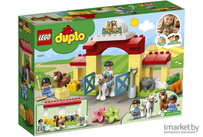 Конструктор LEGO DUPLO Town Конюшня для лошади и пони [10951]