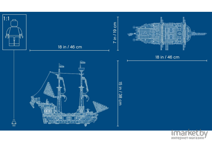 Конструктор LEGO Creator Пиратский корабль [31109]