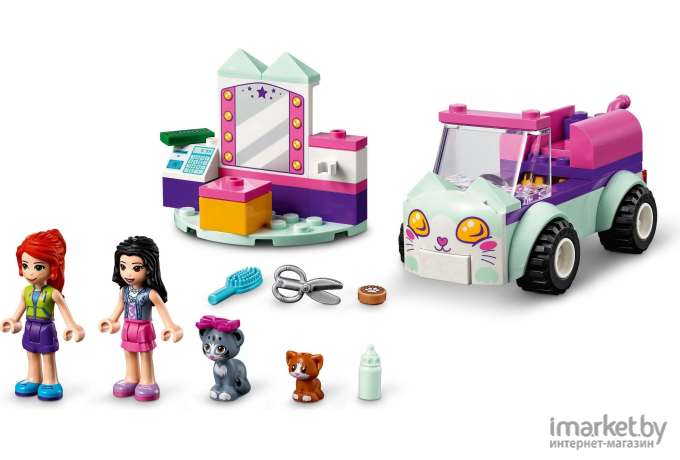 Конструктор LEGO Friends Передвижной груминг-салон для кошек [41439]