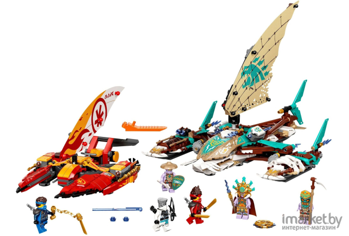 Конструктор LEGO Ninjago Legacy Морская битва на катамаране [71748]