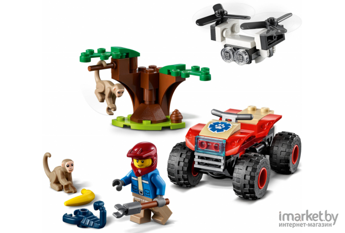 Конструктор LEGO City Спасательный вездеход для зверей (60300)
