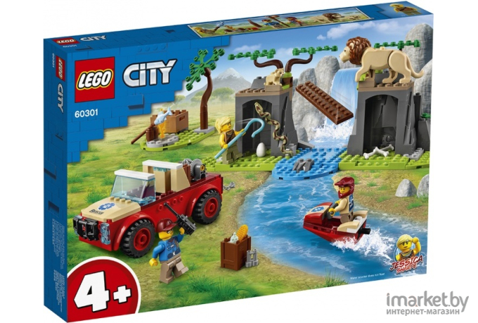 Конструктор LEGO City Спасательный внедорожник для зверей (60301)