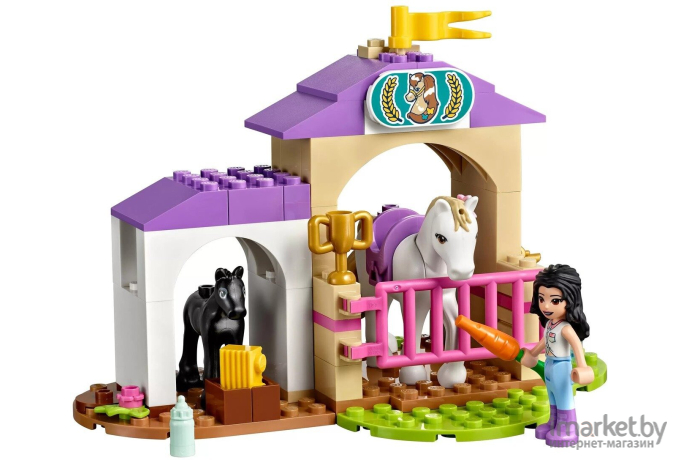 Конструктор LEGO FRIENDS Тренировка лошади и прицеп для перевозки [41441]