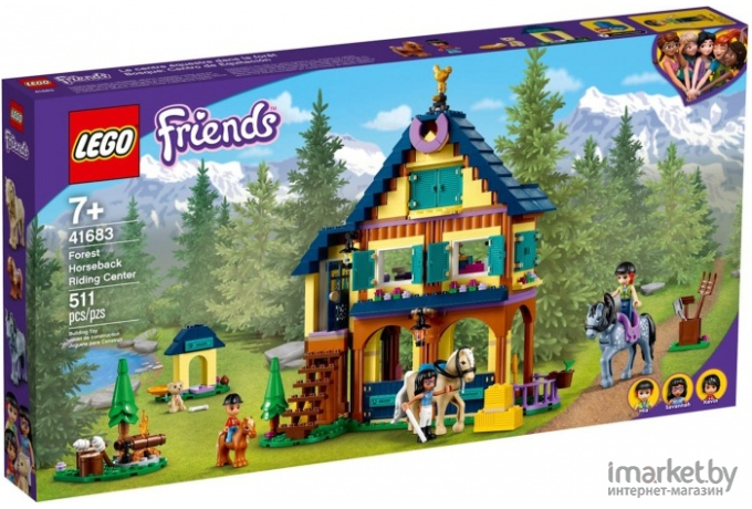 Конструктор LEGO FRIENDS Лесной клуб верховой езды [41683]