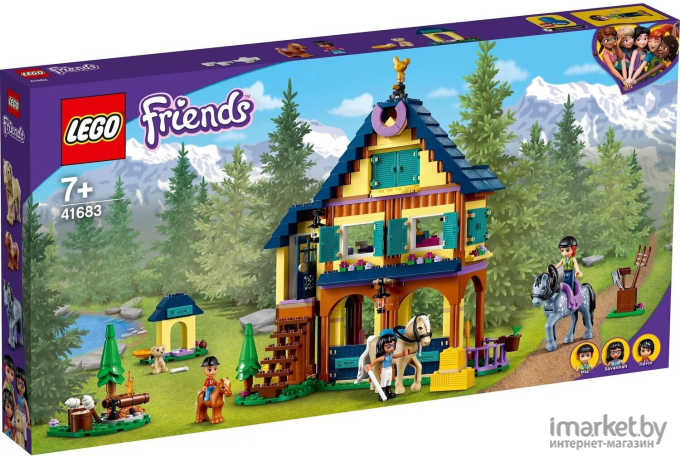 Конструктор LEGO FRIENDS Лесной клуб верховой езды [41683]