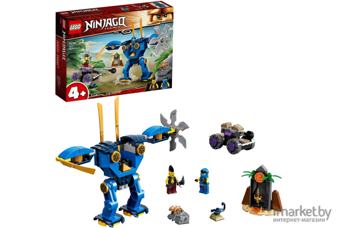 Конструктор LEGO NINJAGO Электрический робот Джея [71740]