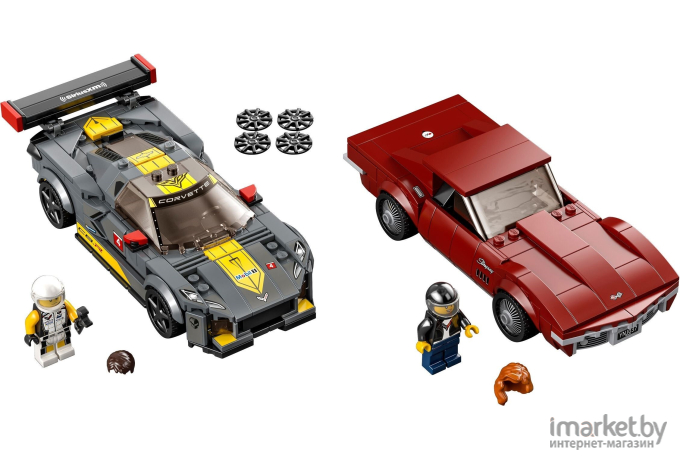Конструктор LEGO Speed Champions Chevrolet Corvette C8.R and 1968 Chevrolet [76903]