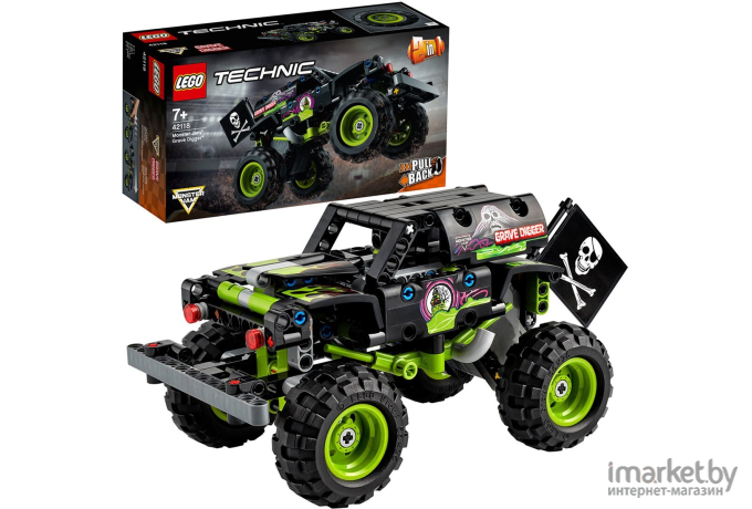 Конструктор LEGO TECHNIC Монстр-трак Monster Jam Grave Digger [42118]