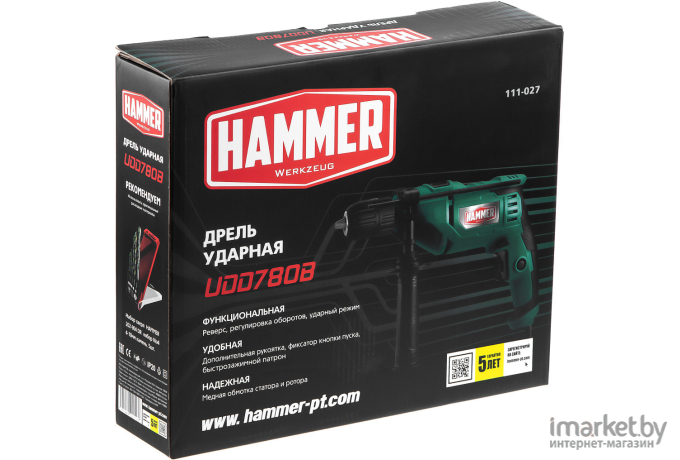 Электродрель Hammer UDD780B [708158]