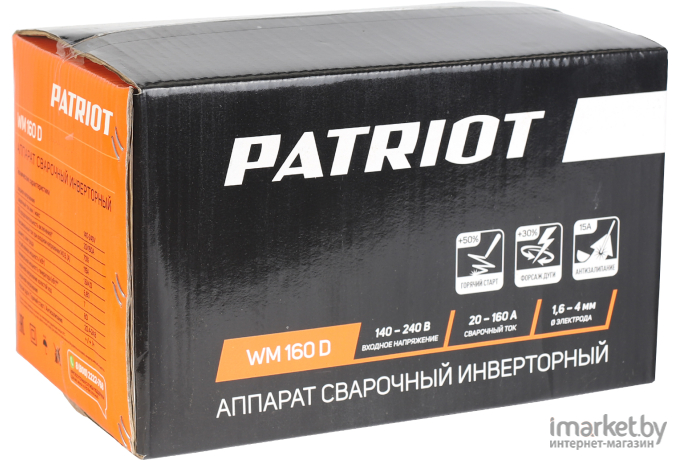 Сварочный инвертор Patriot WM160D MMA [605302016]