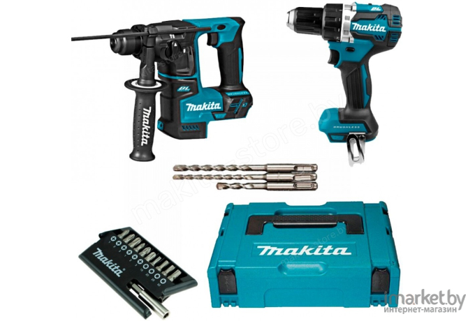 Перфоратор Makita DHR171 с шуруповертом DDF484 [DLX2271JX3]