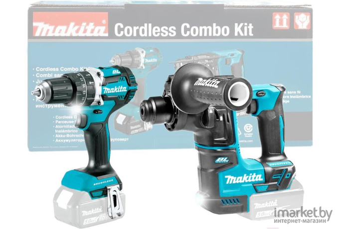 Перфоратор Makita DHR171 с шуруповертом DHP484 [DLX2278]