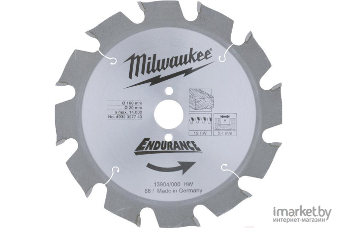 Диск пильный Milwaukee 4932248233