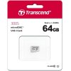 Карта памяти Transcend Флеш microSD 64GB microSDXC Class 10 UHS-I U1, (без адаптера), TLC  TS64GUSD300S