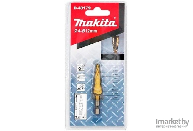 Сверло Makita HSS-TiN [D-40179]