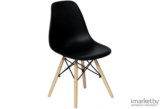 Стул TetChair Secret De Maison CINDY (EAMES) (mod. 001) дерево береза/металл/сиденье пластик 51x46x82.5см черный