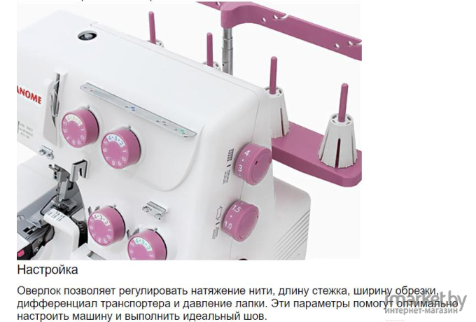 Оверлок Janome 792 PG