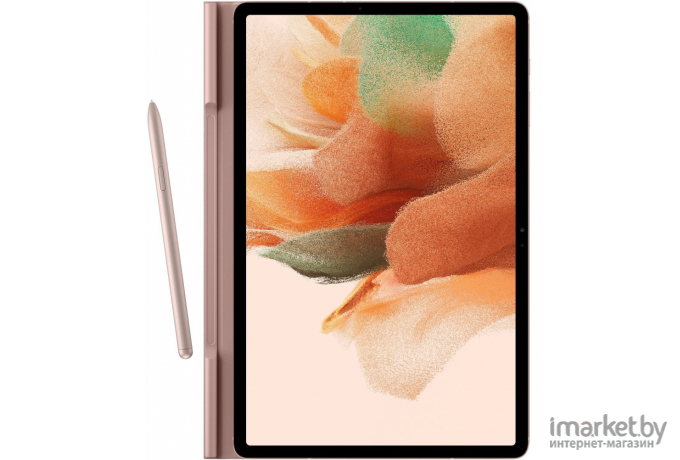 Чехол для планшета Samsung Book Cover для Tab S7+/7 FE розовый [EF-BT730PAEGRU]