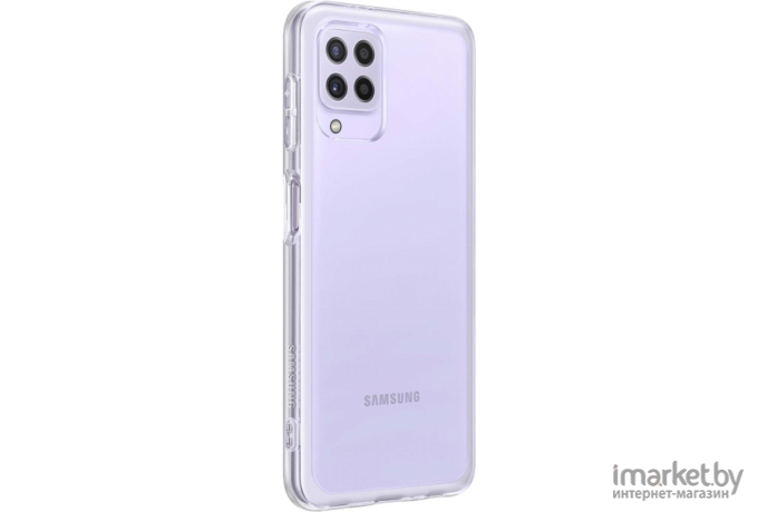 Чехол для телефона Samsung Soft Clear Cover для A22 прозрачный [EF-QA225TTEGRU]