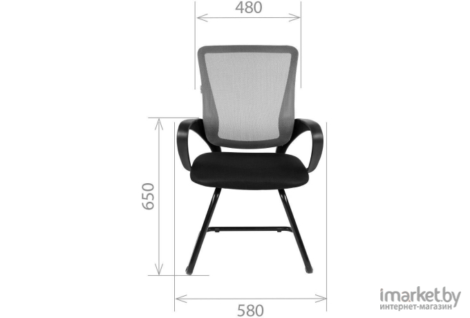 Офисное кресло CHAIRMAN 969  V  TW-04 серый [7017854]