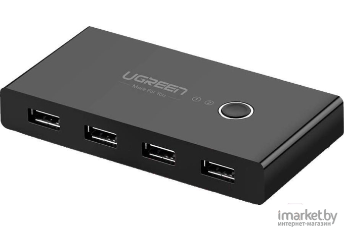 USB-хаб Ugreen US216 черный (30767)