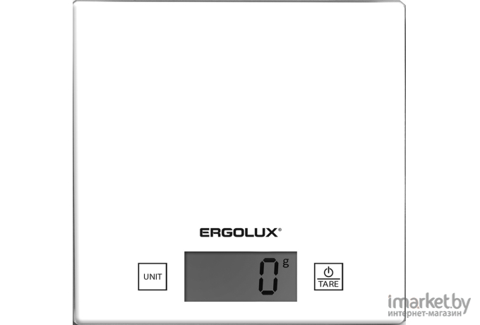 Кухонные весы Ergolux ELX-SK01-С01 белый