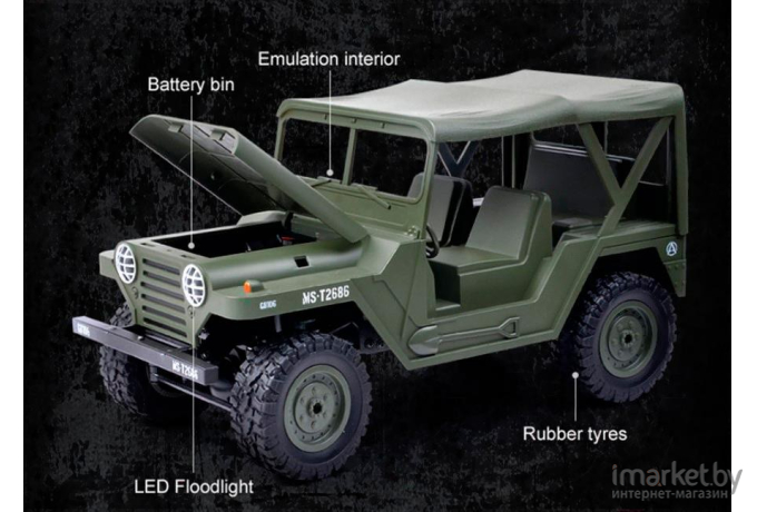 Радиоуправляемая машина Subotech 4WD 1/14 [BG1522]