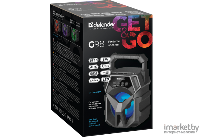 Портативная акустика Defender G98 [65098]