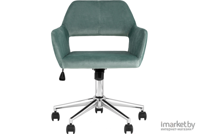 Офисное кресло Stool Group Ross велюр оливковый [ROSS CHROME VELVET CACTUS]