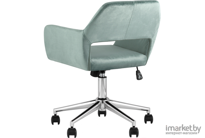 Офисное кресло Stool Group Ross велюр оливковый [ROSS CHROME VELVET CACTUS]