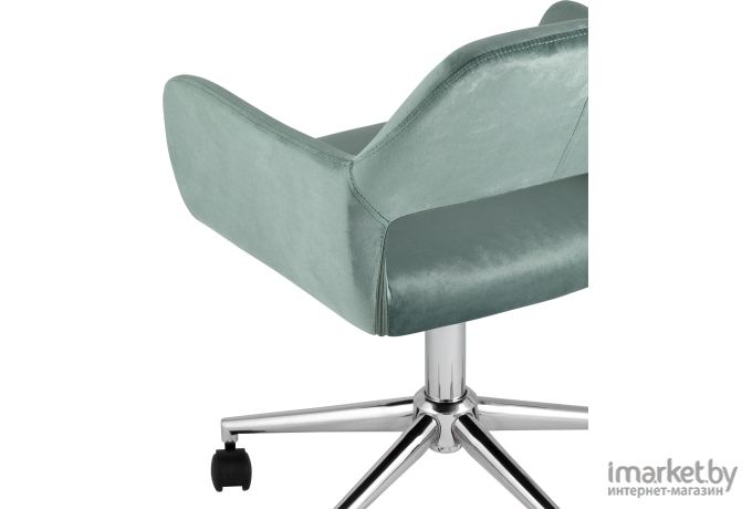 Офисное кресло Stool Group Ross велюр оливковый [ROSS CHROME VELVET CACTUS]