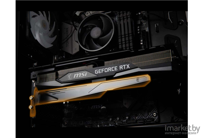 Видеокарта MSI RTX3060TI 8GB LHR [RTX3060TI GAM ZTRIO8G LHR]