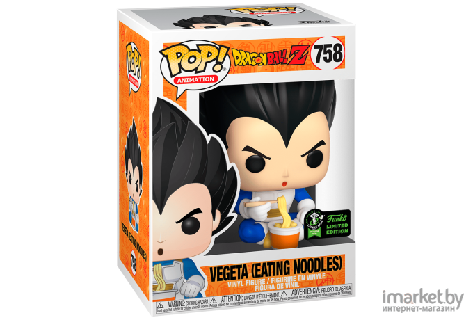 Игрушка Funko POP! Animation Dragon Ball Z Vegeta (Eating Noodles) ECCC (Exc) 45926 [Fun2549509]