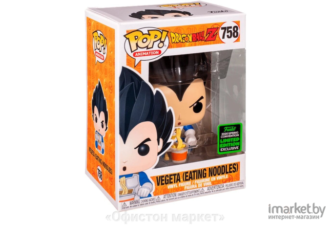 Игрушка Funko POP! Animation Dragon Ball Z Vegeta (Eating Noodles) ECCC (Exc) 45926 [Fun2549509]