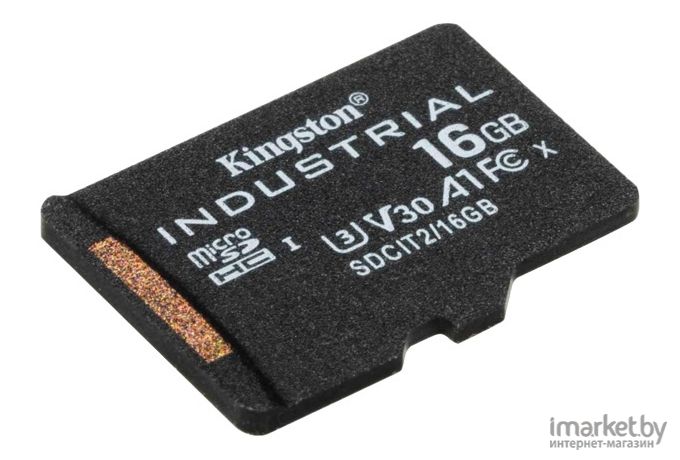 Карта памяти Kingston microSDHC 16Gb Class10 [SDCIT2/16GB]