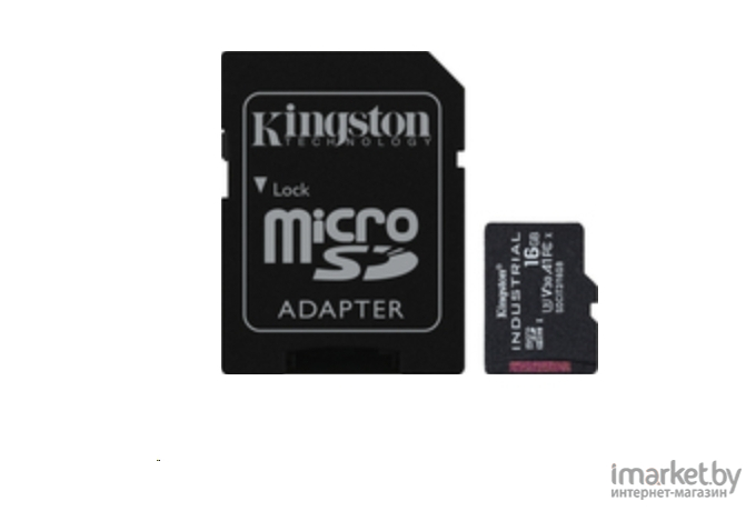 Карта памяти Kingston microSDHC 16Gb Class10 [SDCIT2/16GB]