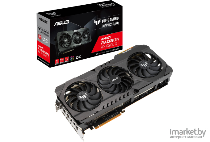 Видеокарта ASUS RX 6800XT 16384Mb 256 GDDR6 [TUF-RX6800XT-O16G-GAMING]