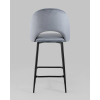 Барный стул Stool Group Меган полубарный велюр серый [AV 415-H14-08(PP)]