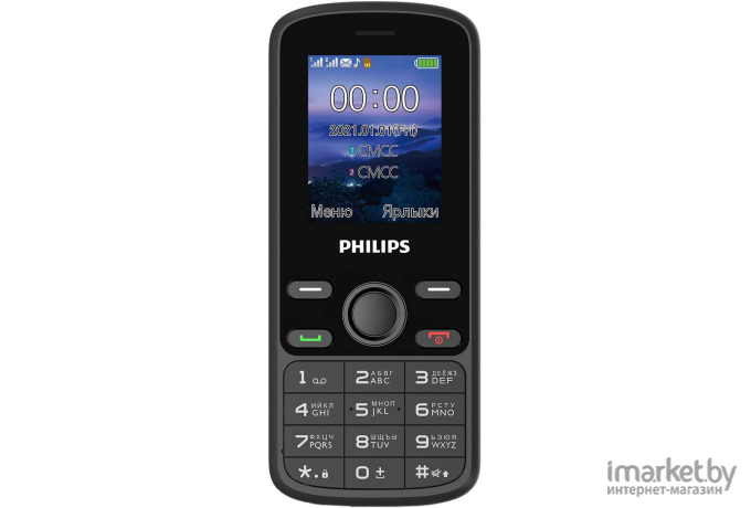 Мобильный телефон Philips Xenium E111 Black