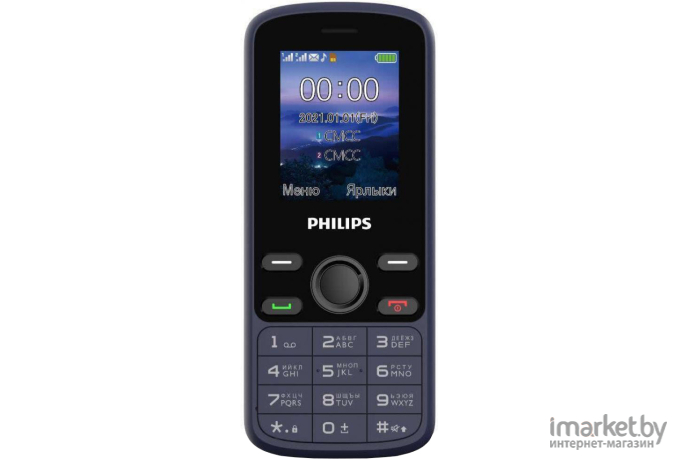 Мобильный телефон Philips Xenium E111 Blue