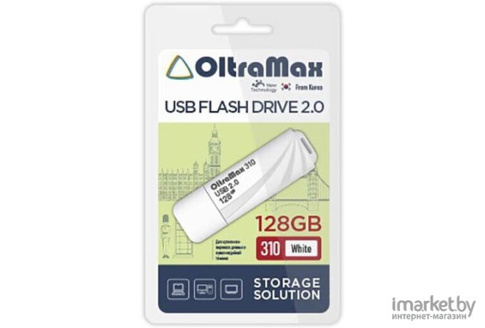 Usb flash Oltramax OM-128GB-320-USB 3.0 White